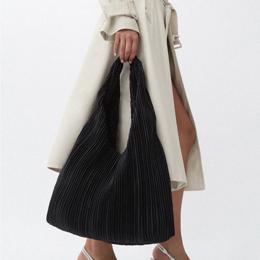 Tony Bianco Pedro Black Cotton Bag